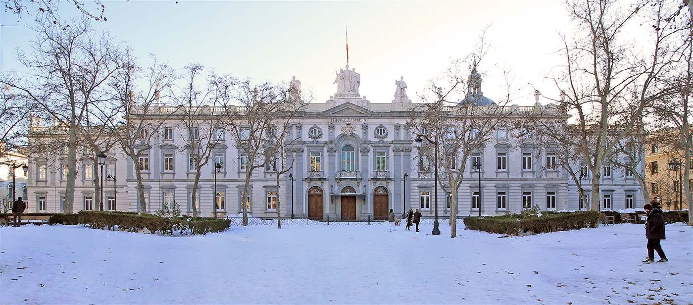 Fachada del Tribunal Supremo de España en Madrid